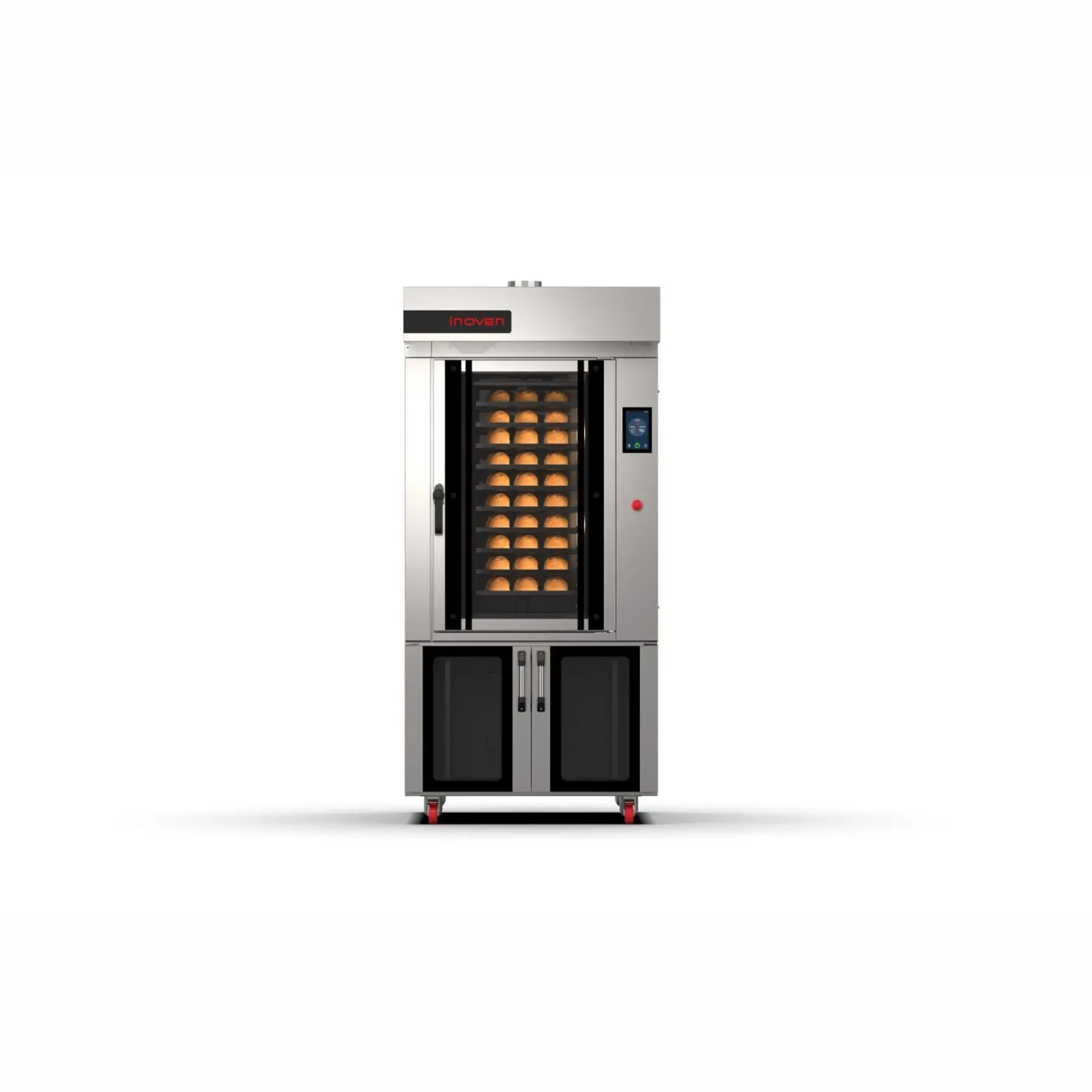 LEFKE 10 TEPSİLİ ELEKTRİKLİ DÖNERLİ KONVEKSİYONLU MAYALANDIRMALI FIRIN