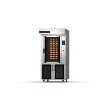 LEFKE 10 TEPSİLİ ELEKTRİKLİ DÖNERLİ KONVEKSİYONLU MAYALANDIRMALI FIRIN