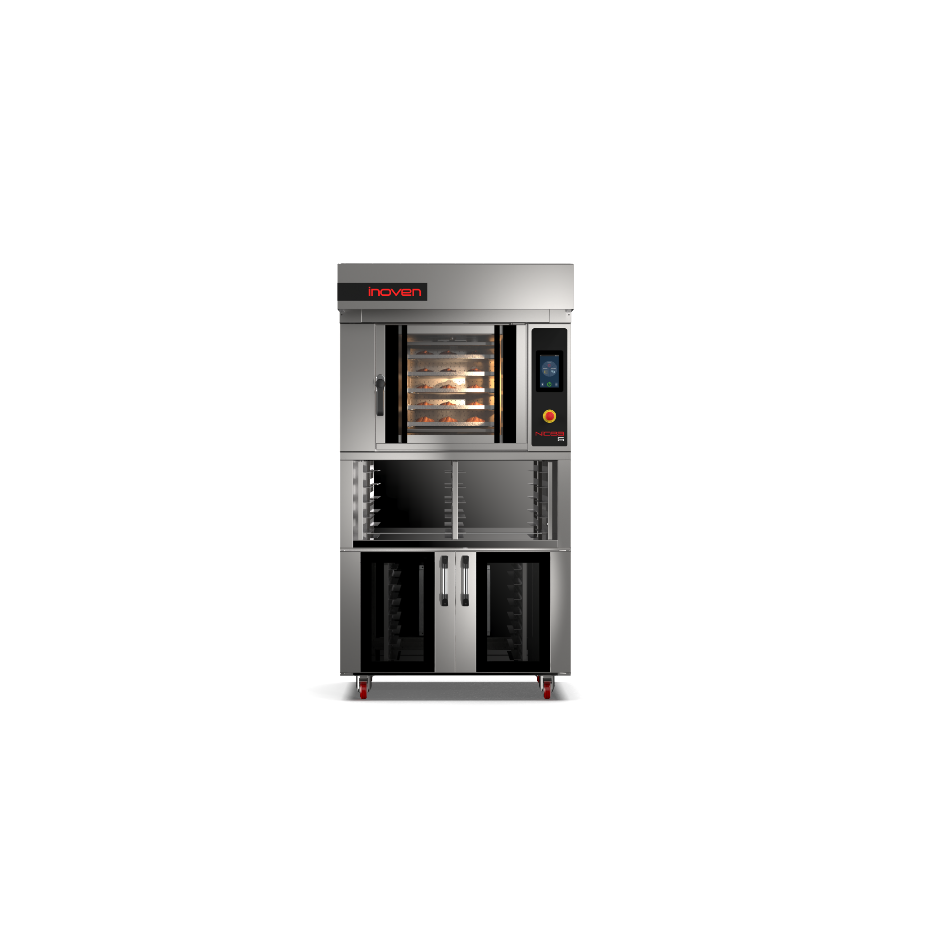 NICEA 5 TEPSİLİ ELEKTRİKLİ DÖNERLİ KONVEKSİYONLU MAYALANDIRMALI FIRIN