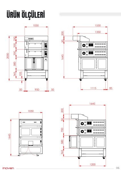 KOZA 60X80 2 KATLI TAŞ TABANLI MAYALANDIRMALI FIRIN