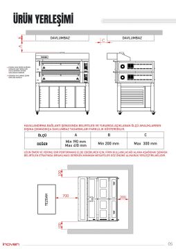 KOZA 120X80 2 KATLI TAŞ TABANLI SEHPALI FIRIN