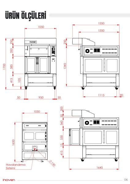 KOZA 60X80 1 KATLI TAŞ TABANLI MAYALANDIRMALI FIRIN